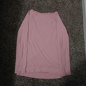 Pink long sleeve shirt